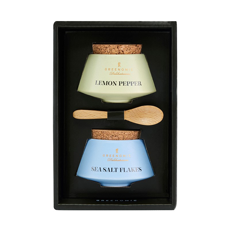 Greenomic Delikatessen - Gift Set Lemon Pepper & Sea Salt (1)