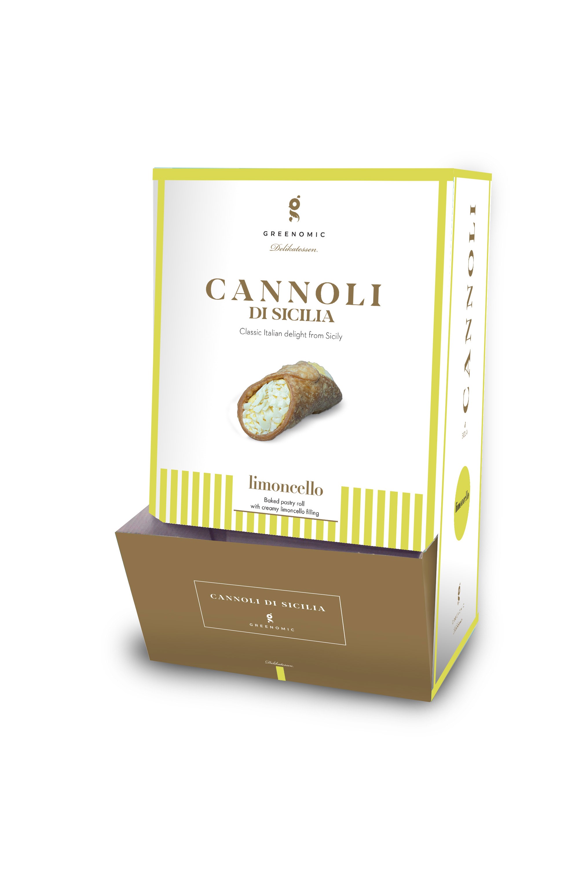 Greenomic Delikatessen - 5075 Cannoli Display 56 Stk. Limoncello
